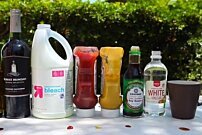 Outdoor fireplace installation